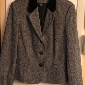Black tweed jacket